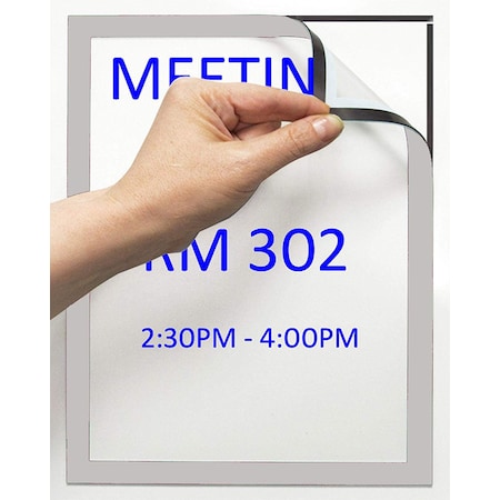 Tarifold Magneto Adhesive Picture Frame, Slvr, PK2 P18650