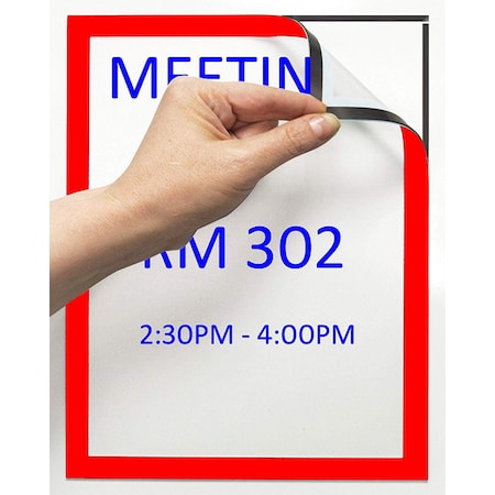 Tarifold Magneto Adhesive Picture Frame, Red, PK2 P18670