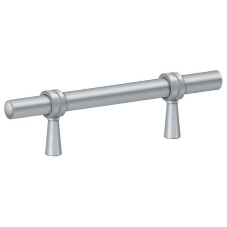 Deltana Adjustable Pull 4-3/4" Satin Chrome P310U26D