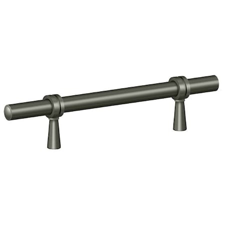 Deltana Adjustable Pull 6-1/2" Antique Nickel P311U15A