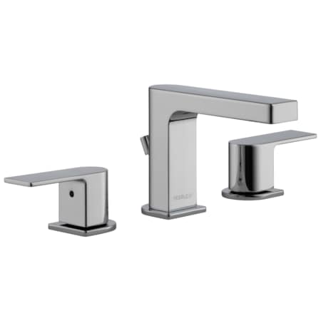 Delta Dual-Handle Widespread Lavatory Faucet, Chrome 3-hole 6-16" installation Hole P3519LF