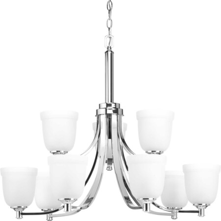 Progress Lighting Topsail Nine-Light Chandelier P400054-015