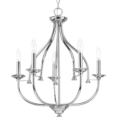 Progress Lighting Tinsley Five-Light Chandelier P400066-015