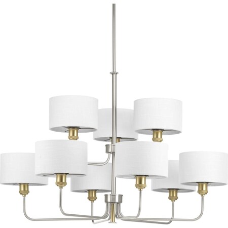 Progress Lighting Cordin Nine-Light Chandelier P400091-009