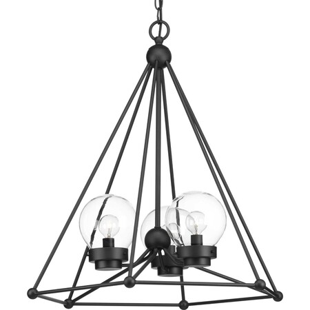 Progress Lighting Spatial Three-Light Chandelier P500096-031