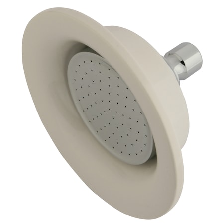 Kingston Brass Shower Head, Polished Chrome, Wall Mount P60C