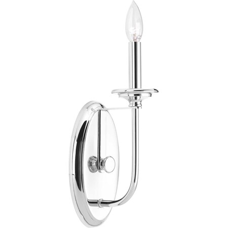 Progress Lighting Tinsley Sconce, Polished Chrome Finish P710028-015