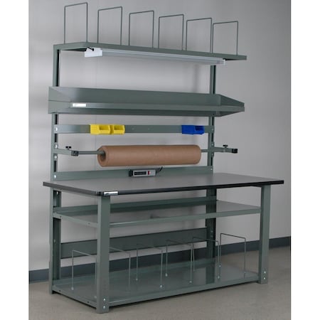 Stackbin Workbenches, 60" W, 1000 lb. P6030BSZ-T