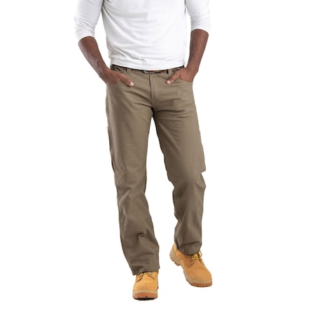 Berne Pants, 52 in., Timber Khaki, 98% cotton 2% spandex duck P921