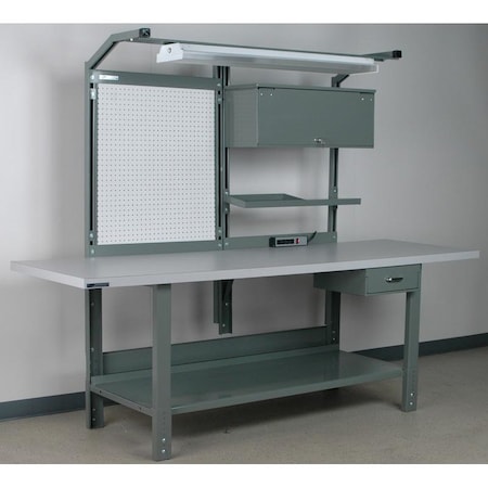 Stackbin Workbenches, 96" W, 1000 lb. P9630ASM