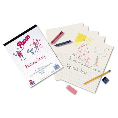 Pacon MultiProgram Picture Story Paper, PK500 2424