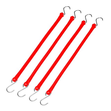 The Perfect Bungee Standard Duty Strap 24", Red PB24R4PK