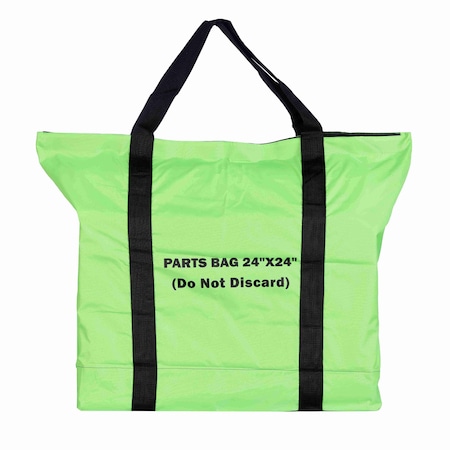 Ty-Flot Parts Bag, 24"x24"x7", PK10 PB24X24400FLGN
