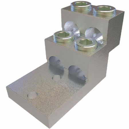 Ilsco Aluminum Panelboard Lug, onductor 600-2 PB4-600-EC