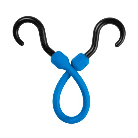 The Perfect Bungee Easy Stretch Cord 12", Blue PC12BL