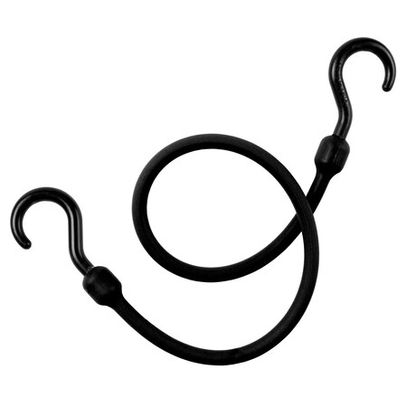 The Perfect Bungee Easy Stretch Cord 24", Black PC24BK