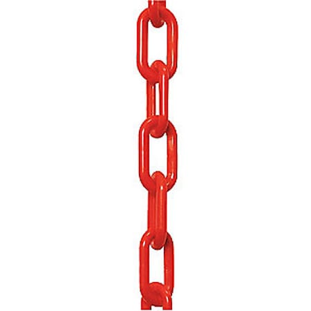 Nmc Plastic Chain, 2"x100Ft, Red PC2R100