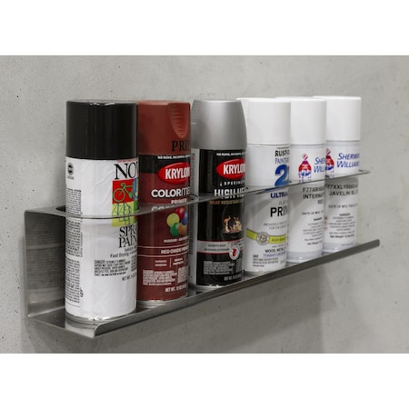 Mag-Mate Paint Can Rack, Horizontal, Hol PCRH06