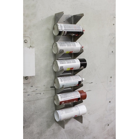 Mag-Mate Paint Can Rack, Vertical, Holds PCRV06M