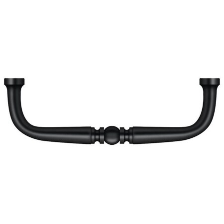 Deltana Wire Pull, Traditional, 3-1/2" Black PCT350U19