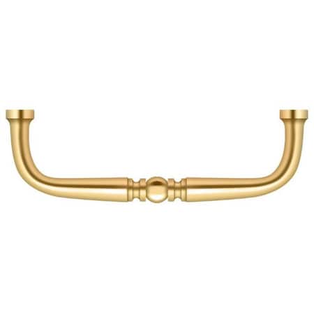 Deltana Wire Pull, Traditional, 4" Lifetime Brass PCT400CR003