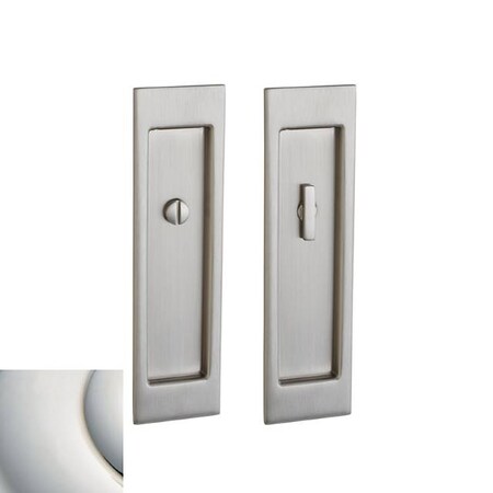 Baldwin Keyed Entry Sliding Door Locks Lifetime Bright Nickel PD005.055.ENTR