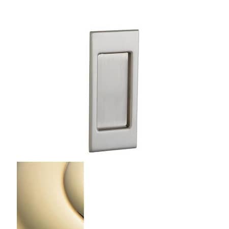 Baldwin Single Passage Sliding Door Locks Lifetime Brass PD006.003.IPS