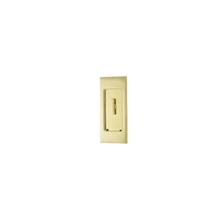 Baldwin Small Santa Monica Lifetime Brass Sliding Door Locks Lifetime Brass PD006.003.KT