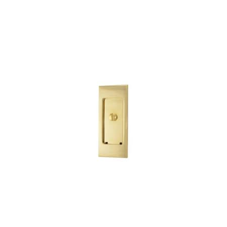 Baldwin Small Santa Monica Unlaq Brass Sliding Door Locks Unlaq Brass PD006.031.KE