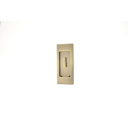 Baldwin Small Santa Monica Antique Brass Sliding Door Locks Antique Brass PD006.050.KT