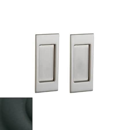 Baldwin Passage Sliding Door Locks Satin Black PD006.190.PS
