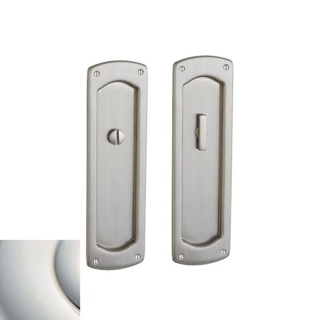 Baldwin Privacy Sliding Door Locks Lifetime Bright Nickel PD007.055.PRIV