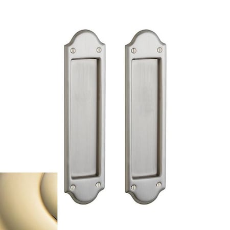 Baldwin Passage Sliding Door Locks Lifetime Brass PD016.003.PASS
