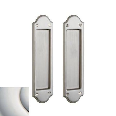 Baldwin Passage Sliding Door Locks Lifetime Bright Nickel PD016.055.PASS