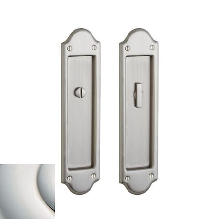 Baldwin Privacy Sliding Door Locks Lifetime Bright Nickel PD016.055.PRIV