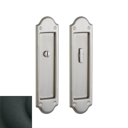 Baldwin Privacy Sliding Door Locks Satin Black PD016.190.PRIV