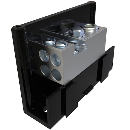 Ilsco Power Distribution Block, Line Conductor PDA-14-2/0-1-EC