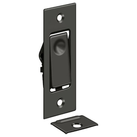 DELTANA Pocket Door Bolts, Jamb Bolt Oil Rubbed Bronze PDB42U10B