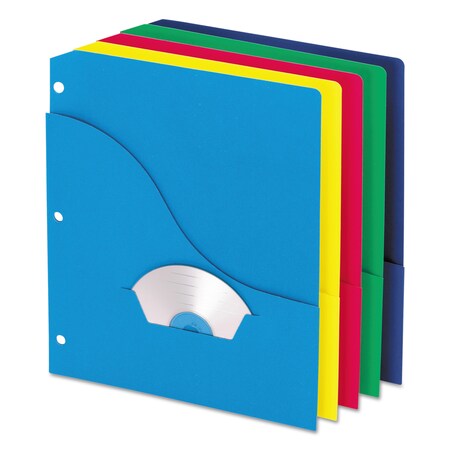Pendaflex Pocket Project Folders, 3 Holes, PK10 32900