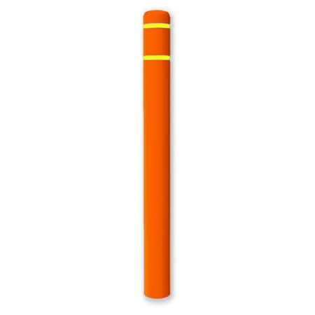 Post Guard Post Sleeve, 7" Dia, 60" H, Orange/Yello CL1386HY