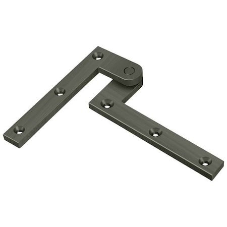 Deltana Antique Nickel Door and Butt Hinge PH40U15A