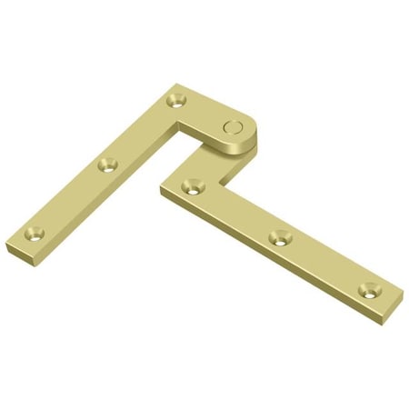 Deltana Bright Brass Door and Butt Hinge PH40U3