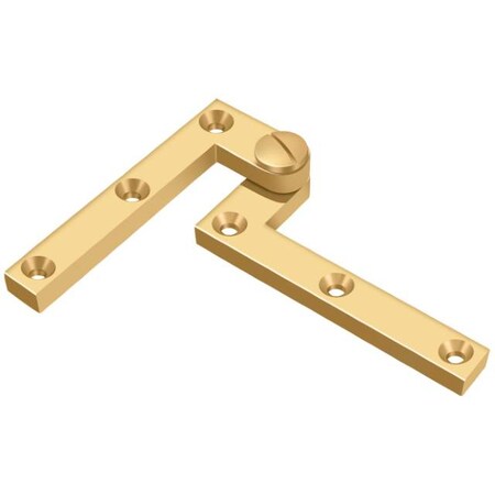 Deltana Lifetime Brass Pivot Hinge, Holes per Leaf: 3 PH60CR003