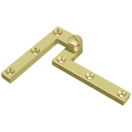 Deltana Bright Brass Pivot Hinge PH60U3