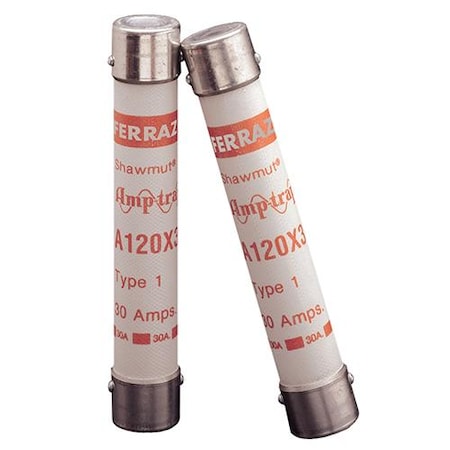 Mersen Semiconductor Fuse, A120X Series, 20A, Fast-Acting, 1200V AC, Ferrule A120X20-1