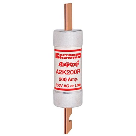 Mersen UL Class Fuse, RK1 Class, A2K-R Series, Fast-Acting, 200A, 250V AC A2K200R