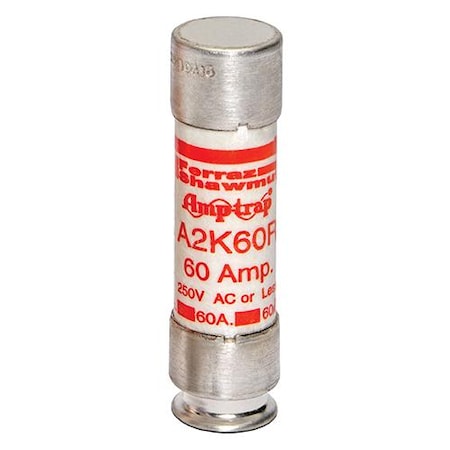 Mersen UL Class Fuse, RK1 Class, A2K-R Series, Fast-Acting, 60A, 250V AC A2K60R