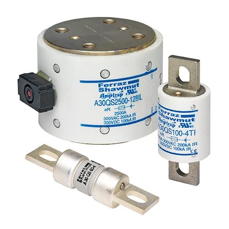 Mersen Automotive Fuse, A30QS Series, 350A, 300V DC, Non-Indicating A30QS350-4