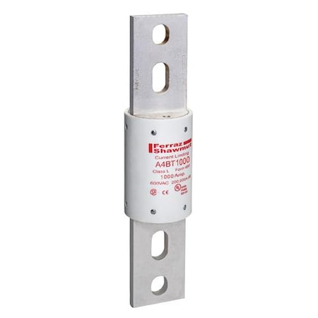 Mersen UL Class Fuse, L Class, A4BT Series, Time-Delay, 1000A, 600V AC A4BT1000