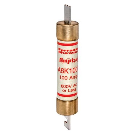 Mersen UL Class Fuse, A6K-R Series, 100A, Fast-Acting, 600V AC, Blade A6K100R